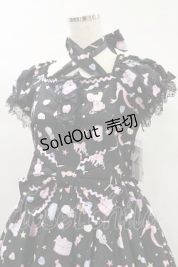 画像4: Angelic Pretty / ドリーミィドールハウスワンピース Free ブラック H-24-07-06-088-AP-OP-NS-ZH