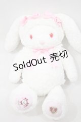 BABY,THE STARS SHINE BRIGHT / うさくみゃ刺しゅう入りうさくみゃリュック  白 H-24-07-10-036-BA-BG-NS-ZH