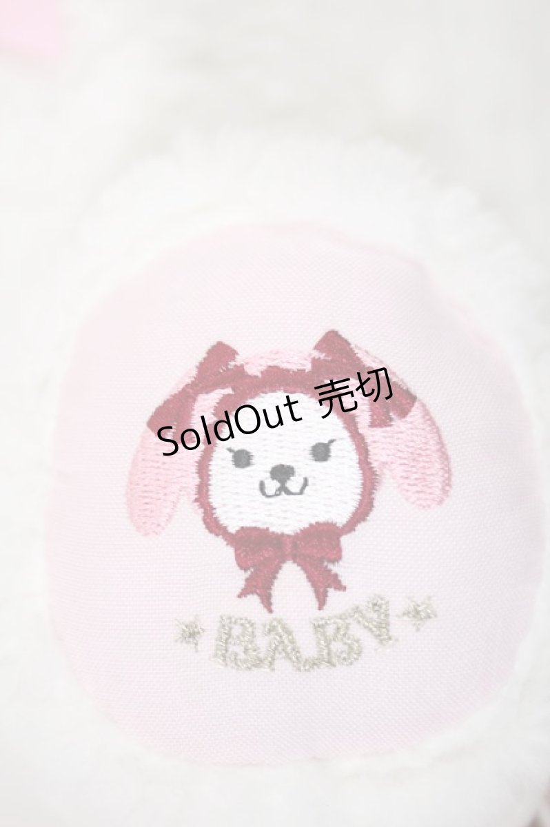 画像3: BABY,THE STARS SHINE BRIGHT / うさくみゃ刺しゅう入りうさくみゃリュック  白 H-24-07-10-036-BA-BG-NS-ZH (3)