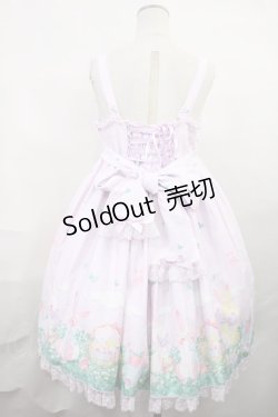 画像3: Angelic Pretty / Happy Gardenハイウエストジャンパースカート Free ラベンダー H-24-07-10-001-AP-OP-NS-ZH