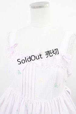 画像4: Angelic Pretty / Happy Gardenハイウエストジャンパースカート Free ラベンダー H-24-07-10-001-AP-OP-NS-ZH