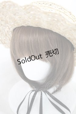 画像3: MILK / Mademoiselle HAT - ナチュラル×白リボン H-24-07-11-037-ML-AC-KB-ZT-K004