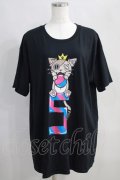 NieR Clothing / プリントCOTTON CUTSEW  黒 H-25-05-11-1032-PU-TO-KB-ZH
