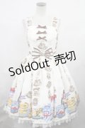 Angelic Pretty / Honey Cake切替ジャンパースカート Free 生成り H-24-07-12-1003-AP-OP-NS-ZH