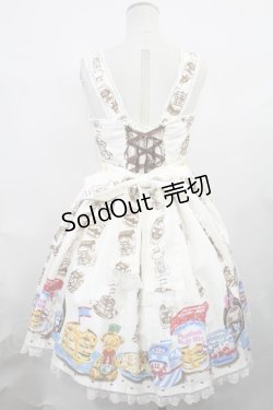 画像3: Angelic Pretty / Honey Cake切替ジャンパースカート Free 生成り H-24-07-12-1003-AP-OP-NS-ZH