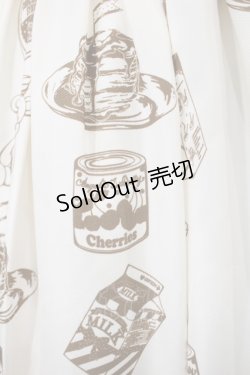 画像6: Angelic Pretty / Honey Cake切替ジャンパースカート Free 生成り H-24-07-12-1003-AP-OP-NS-ZH