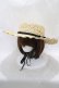 画像1: MILK / Mademoiselle HAT - 黒リボン H-24-07-14-071-ML-AC-KB-ZT-K004 (1)