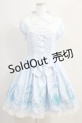 Angelic Pretty / Aqua Princessワンピース Free サックス H-24-07-20-001-AP-OP-NS-ZH