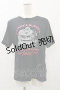 Candy Stripper / CANDY'S BURGER TEE 2 ブラック H-24-07-27-049-PU-TO-KB-ZT213