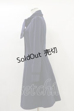 画像3: Moi-meme-Moitie / ツインタイコート  ネイビー H-24-07-27-072-MO-CO-KB-ZT-C063