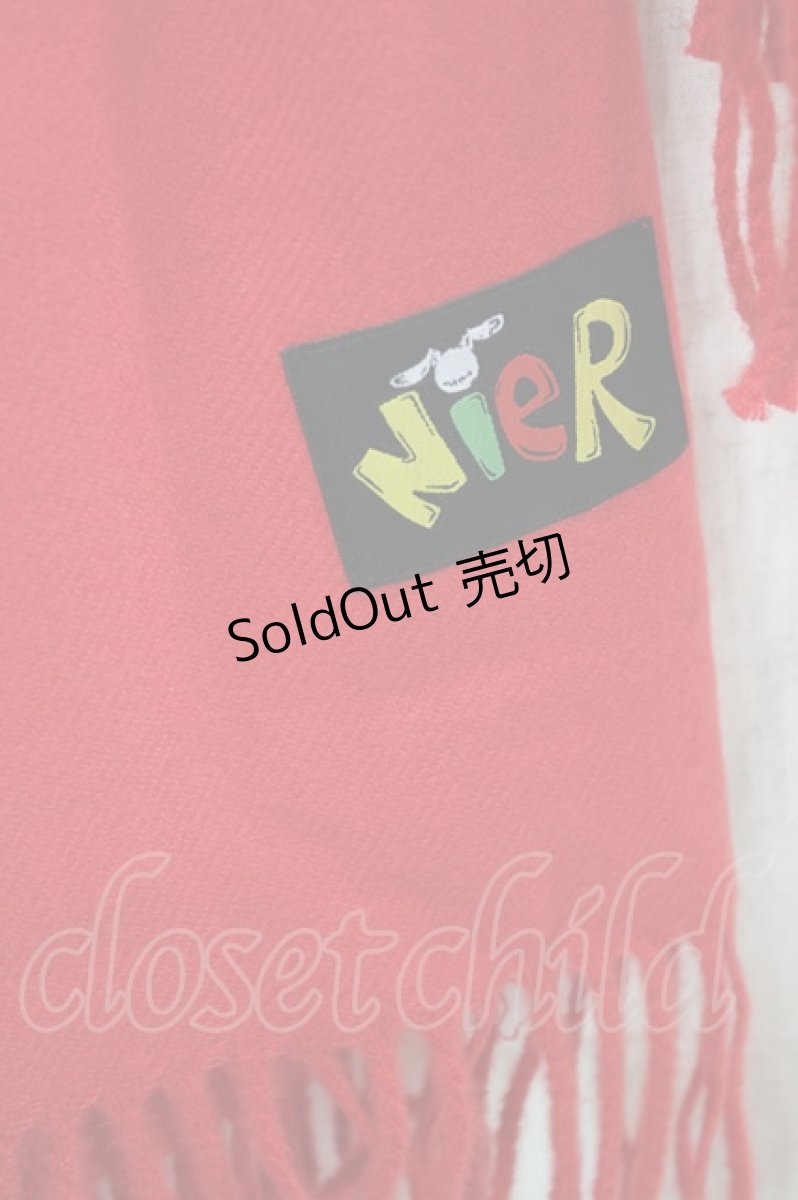 画像2: NieR CLOTHING / レッドスカーフ  レッド H-24-08-02-002-PU-ZA-KB-ZH (2)
