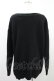 画像2: NieR Clothing / Vネックニット  黒 H-24-08-02-026-PU-TO-KB-ZT333 (2)