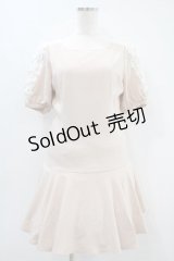 LODISPOTTO / レース切替ワンピース Free ピンク H-24-08-04-1027-LO-OP-NS-ZH