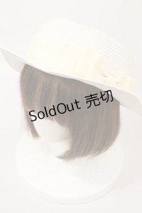 m petit by misako / ストローハット  オフ H-24-08-06-1005-LO-AC-NS-ZT170