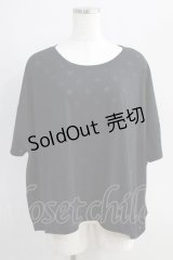 WORLD WIDE LOVE！(Rydia) / オパールドットカットソー  黒 H-24-08-06-007-PU-TO-KB-ZT232