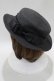 画像2: m petit by misako / ストローハット  ブラック H-24-08-07-1080-LO-AC-NS-ZT170 (2)