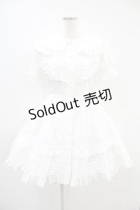 Cornet / ヨークフリルフラワーレースワンピース Free 白 H-24-08-12-012-LO-OP-NS-ZH