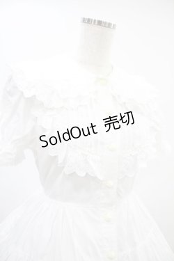 画像4: Cornet / ヨークフリルフラワーレースワンピース Free 白 H-24-08-12-012-LO-OP-NS-ZH