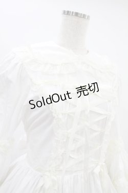 画像4: metamorphose / ラッパ袖ティアードワンピース(無地) Free 白 H-24-08-12-014-ME-OP-NS-ZH