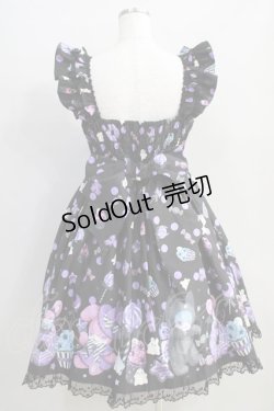 画像3: Angelic Pretty / Happy Treat Partyジャンパースカート Free ブラック H-24-08-13-024-AP-OP-NS-ZH