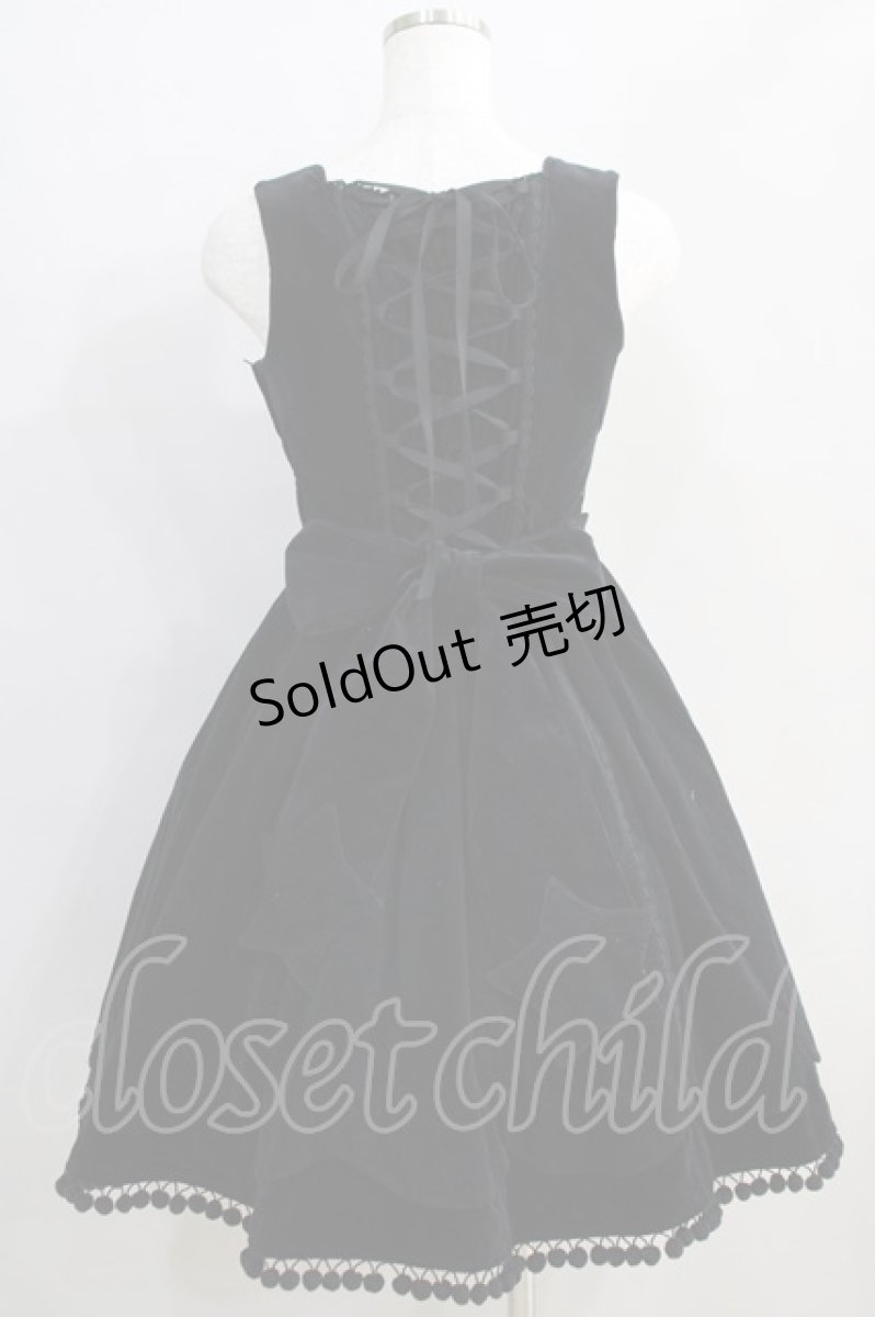 画像3: Angelic Pretty / エンジェルポニーアップリケジャンパースカート Free ブラック H-24-08-13-021-AP-OP-NS-ZH (3)