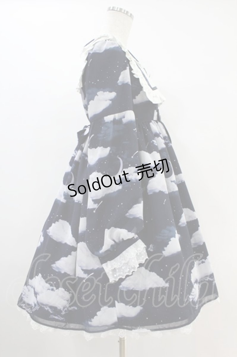 画像3: Angelic Pretty / Misty Sky Stellaワンピースセット Free ネイビー H-24-08-15-013-AP-OP-NS-ZH (3)