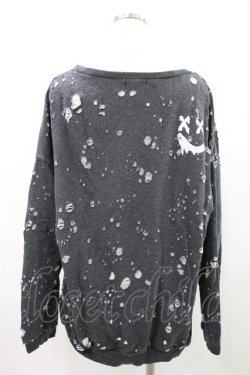 画像2: WORLD WIDE LOVE！(Rydia) / ダメージスウェット  グレー H-25-05-11-1025-PU-TO-KB-ZH