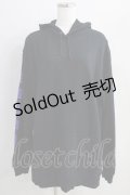 NieR Clothing / プリントプルパーカー 2XL 黒 H-25-10-20-033-PU-TO-KB-ZH