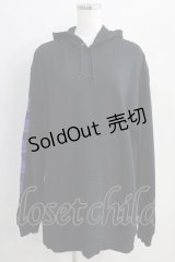 NieR Clothing / プリントプルパーカー 2XL 黒 H-25-10-20-033-PU-TO-KB-ZH