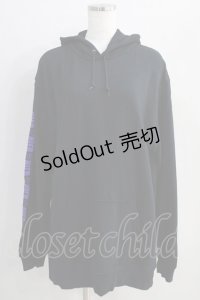 NieR Clothing / プリントプルパーカー 2XL 黒 H-25-10-20-033-PU-TO-KB-ZH