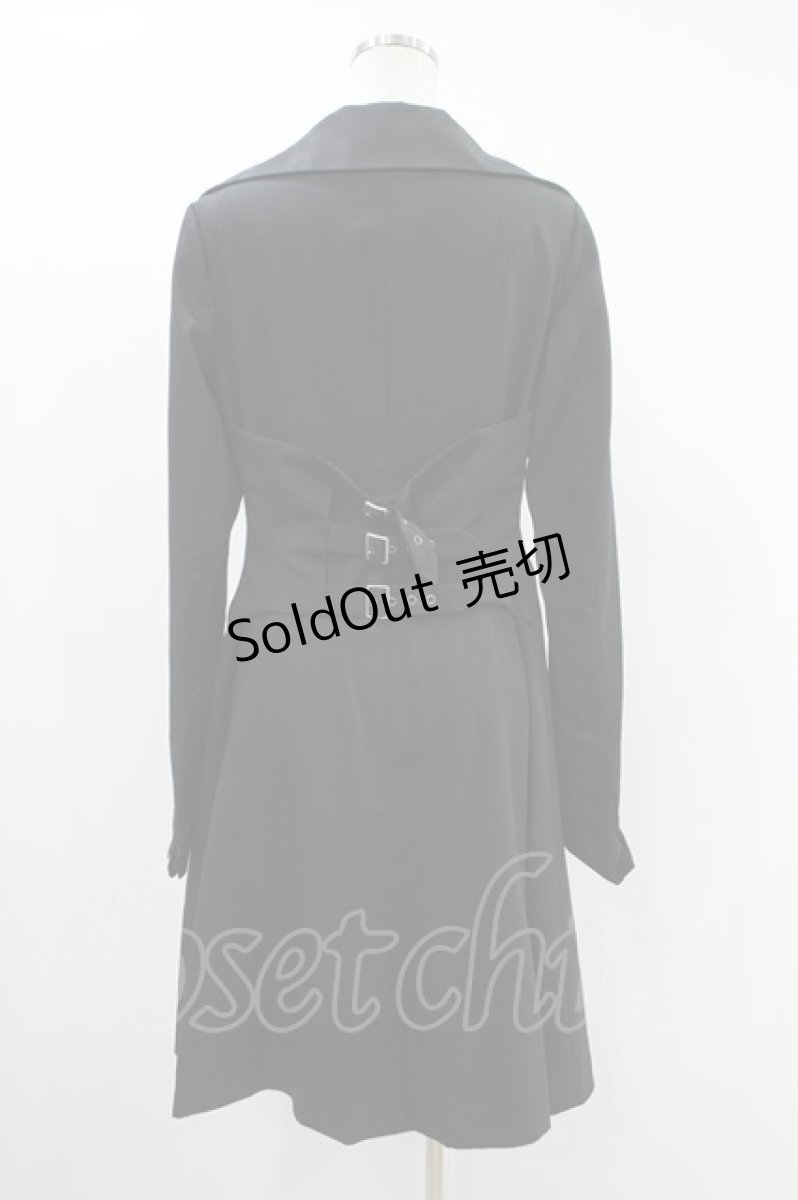 画像2: ATELIER BOZ / フィッシュテールロングジャケット  黒 H-24-08-23-1011-EL-JA-KB-ZT144 (2)