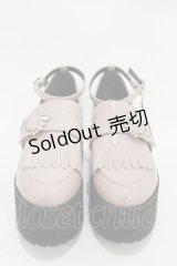 Ank Rouge / ビジューバックルローファー M ピンク H-24-08-24-007-CA-SH-NS-ZH