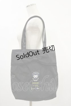 画像1: m petit by misako / サンリオキャラクターズコラボ クロミ トートバッグ  ブラック H-24-08-26-005-LO-BG-NS-ZH