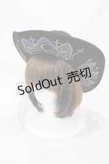 KILL STAR / Witch Brim Hat  黒 H-24-08-28-1003-SL-AC-KB-ZT087