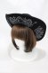画像1: KILL STAR / Witch Brim Hat  黒 H-24-08-28-1003-SL-AC-KB-ZT087 (1)
