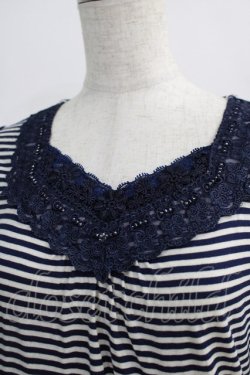 画像4: axes femme / ボーダートップス M ネイビー H-24-09-02-1059-AX-TO-NS-ZH
