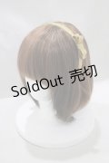 Swankiss / glitter ribbonカチューシャ  ゴールド H-24-09-02-1080-CA-AC-NS-ZH