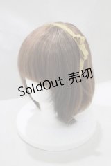 Swankiss / glitter ribbonカチューシャ  ゴールド H-24-09-02-1080-CA-AC-NS-ZH