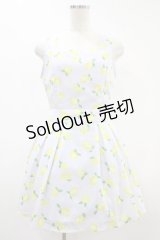 Ank Rouge / レモン柄ワンピース M ラベンダー H-24-09-03-028-CA-OP-NS-ZH