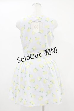 画像2: Ank Rouge / レモン柄ワンピース M ラベンダー H-24-09-03-028-CA-OP-NS-ZH