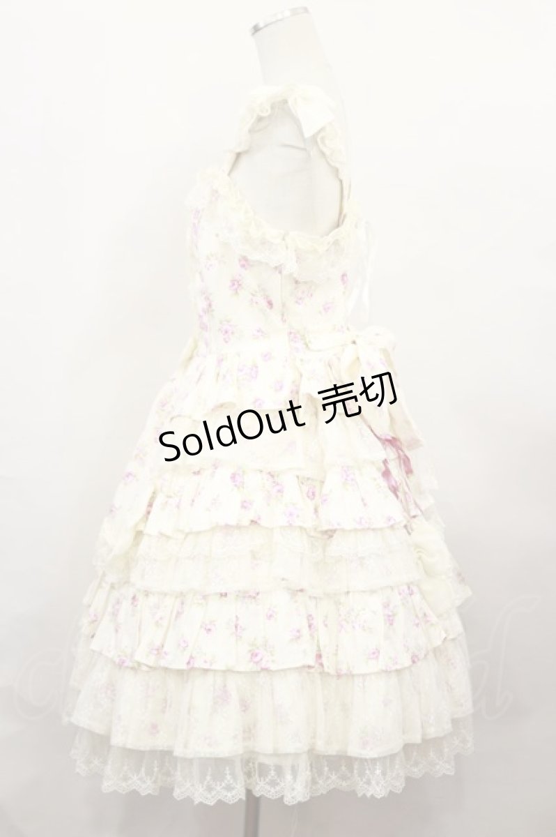 画像2: Angelic Pretty / ファンシーローズジャンパースカート Free オフ H-24-09-07-1004-AP-OP-NS-ZH (2)