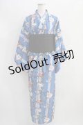 axes femme POETIQUE / セパレート浴衣セット Free ブルー H-24-09-10-001-AX-OP-NS-ZH