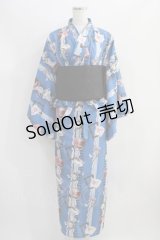 axes femme POETIQUE / セパレート浴衣セット Free ブルー H-24-09-10-001-AX-OP-NS-ZH