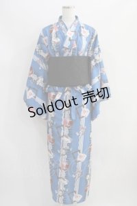 axes femme POETIQUE / セパレート浴衣セット Free ブルー H-24-09-10-001-AX-OP-NS-ZH