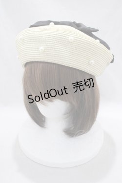 画像1: axes femme kawaii / リボンサマーベレー  ブラック H-24-09-10-081-AX-AC-NS-ZH