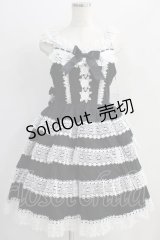 BABY,THE STARS SHINE BRIGHT / エリザベスジャンパースカート Free ブラック/オフ白 H-24-09-11-1039-BA-OP-NS-ZH