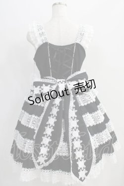 画像3: BABY,THE STARS SHINE BRIGHT / エリザベスジャンパースカート Free ブラック/オフ白 H-24-09-11-1039-BA-OP-NS-ZH