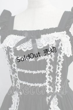 画像4: Angelic Pretty / Romanticティアードジャンパースカート Free ブラック H-24-09-11-1041-AP-OP-NS-ZH