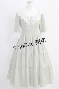 画像1: Innocent World / 野に咲く薔薇のワンピース M 若草×生成 H-24-09-11-1032-IW-OP-NS-ZH
