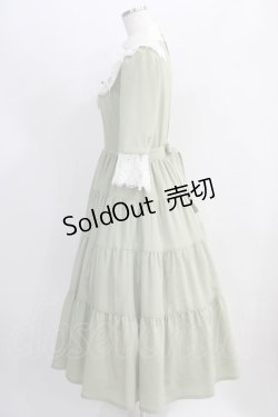 画像2: Innocent World / 野に咲く薔薇のワンピース M 若草×生成 H-24-09-11-1032-IW-OP-NS-ZH